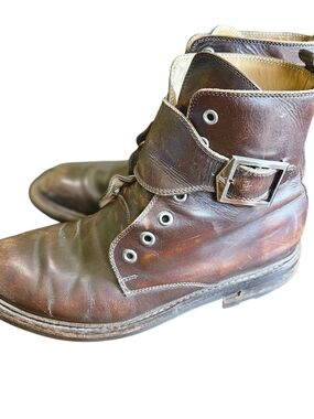 Vintage 25 years old Louis Vuitton Men's Brown Leather Goodyear